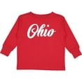 thumbnail image 3 of Inktastic Ohio Text Boys or Girls Long Sleeve Toddler T-Shirt, 3 of 5