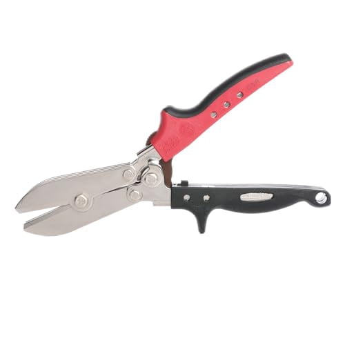 Malco C5R 5-Blade Crimping Tool – Creates Leak-Proof Crimps on Round Duct & Stove Pipe, Compound Leverage, Ergonomic Handles