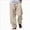 A101-Khaki, variant on Mens Casual Chinos Pants Relaxed Fit Elastic Waist Khaki Trousers Stretch Dress Slacks with Pockets Light Blue L