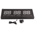 thumbnail image 2 of Reloj de Pared Digital LED ANGGREK Grande con Fecha y Temperatura Verde 12/24 Horas, 2 of 7