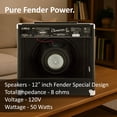 thumbnail image 5 of Fender Champion II 50-Watt Guitar Combo Amplifier Bundle with Instrument Cable, Picks, and Austin Bazaar Instructional Video, 5 of 9