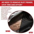 thumbnail image 3 of Rust Converter Water Based Metallic Paint, 300g Metal Rust Remover With Brush, Rust Primer compatible Stopping Rust, 3 of 5
