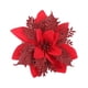 thumbnail image 4 of Decoración navideña para árbol de Papá Noel, flor de Pascua personalizada, tallo de flores artificiales, selecciones florales de Navidad, 4 of 4