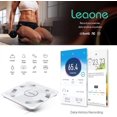thumbnail image 6 of Leaone Bluetooth Body Fat Scale Usb Rechargeable Smart Digital Bathroom Weight Scale Body Composition Analyzer With Ios & Android App for Body Weight, Fat, Water, Bmi, Bmr, Muscle Mass (White), 6 of 6