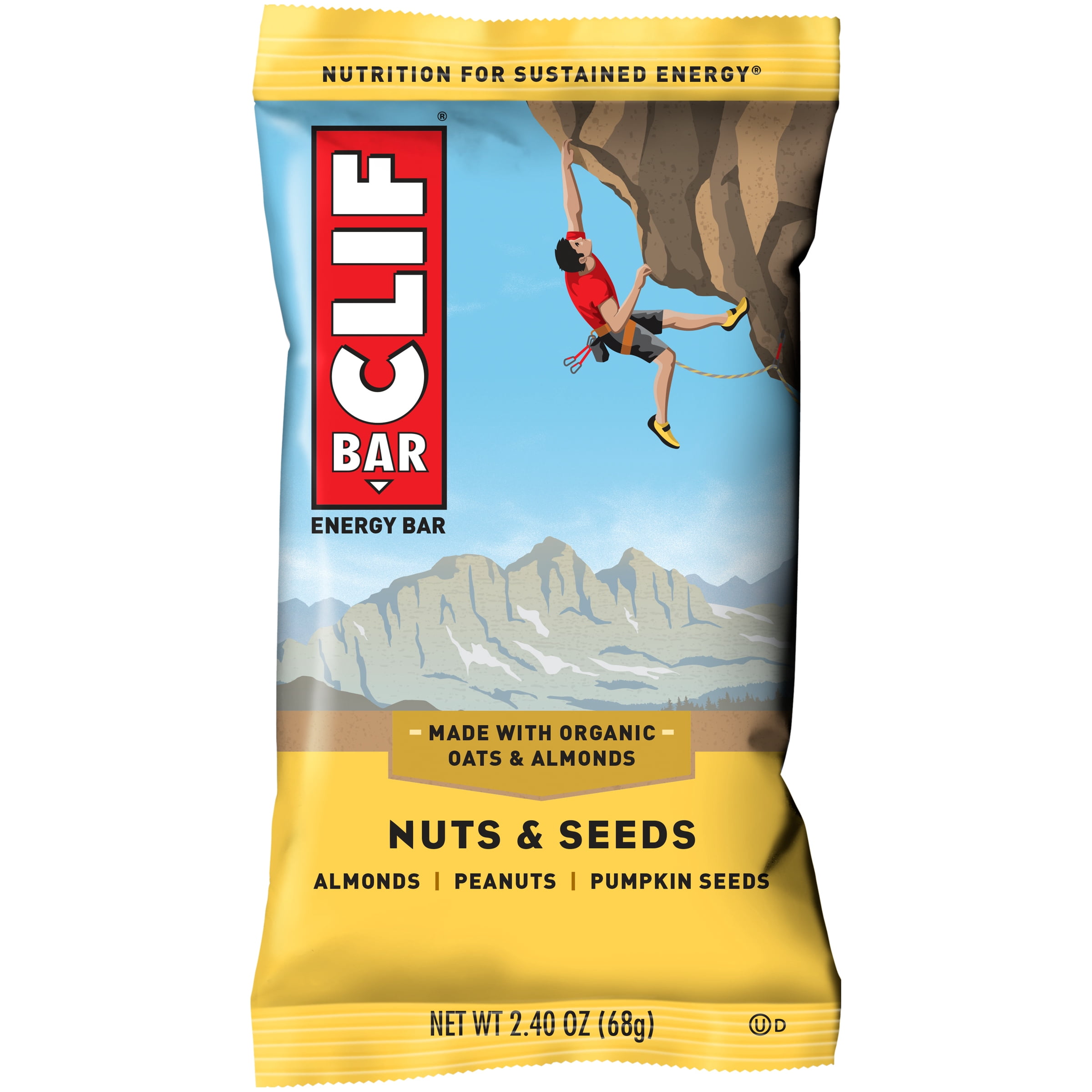 Clif BarÂ® Nuts & Seeds Energy Bar 2.4 oz. Wrapper