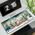 thumbnail image 3 of Merry Christmas Santa Reindeer Antlers Persian Sleigh Xmas Winter Holiday Desk Mat Full Keyboard Mouse Pad Cat Lover Kitten Owner Gifts Large Mousepad - 00023, 3 of 5