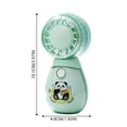 thumbnail image 3 of Portable Handheld Fan With Adorable Design Personal Fan For Indoor Outdoor Use USB Rechargeable Quiet, 3 of 5