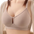 thumbnail image 2 of Yutgune Bras For Women Jelly Wireless Push Up Bralette Cutout V Neck No Underwire Comfortable Support Bra, 2 of 5