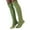 Green, variant on Fgnfyis Women's Knit Thigh High Boot Socks Extra Long Winter Over Knee Leg Warmers Stockings Green One Size
