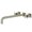 Brushed Nickel, variant on Kingston Brass KS6040DX Concord Two-Handle 3-Hole Wall Mount Roman Tub Faucet in Matte Black