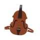 thumbnail image 4 of Bolso bandolera con forma de violín para mujer, minibolso informal de cuero PU a la moda, pequeño bolso bandolera Marrón, 4 of 8