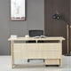 thumbnail image 3 of Reception Salon Office Desks Drawers Corner Writing Storage Office Desks Conference Scrivania Cameretta Modern Furniture My Lux Decor Round, 3 of 8