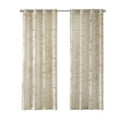 thumbnail image 2 of Madison Park Leilani 50x63" Palm Leaf Burnout Window Sheer in Natural, 2 of 5
