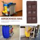 thumbnail image 3 of Bolsa para carrito de limpieza con 6 bolsillos - Organizador de bolsas de basura colgante de alta capacidad para carrito de limpieza comercial, reemplazo para hotel, 3 of 8