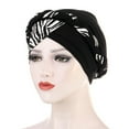 thumbnail image 3 of Weikingp Head Coverings for Women Hijab Undercap Ethnic Hat Headwear Cover Cap Head Pre-Tied Wrap Hair Braid Caps Hair Covers for Women Fashion Black One Size, 3 of 4