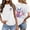 69White374, variant on WERYOUNG Stars And Stripes Graphic T Shirt For Women Short Sleeve Crew Neck Patriotic Tee Fourth Of July USA Celebration T-Shirts Holiday Party Trendy Top L