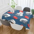 thumbnail image 4 of Coolnut Outdoor & Indoor Rectangle Tablecloth,Sport Rugby Dinner Table Cover for Patio, Picnic, Holiday Party 54x72In, 4 of 7
