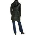 thumbnail image 2 of Via Spiga womens  Box Quilt Walker Coat, s, Black, 2 of 3
