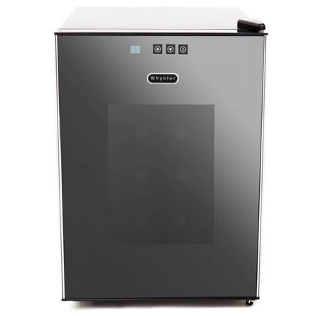 Whynter 20-Bottle Thermoelectric Wine Cooler, Black