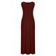 thumbnail image 5 of Vestido de Verano de Longitud de Rodilla para las Mujeres sin Mangas Vestido de Playa Casual Sólido con Cuello en V, Vestido Casual con Cuello en V para las Mujeres, 5 of 9