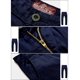thumbnail image 5 of Pantalones Casuales Ajustados y Cónicos con Frente Plano para Hombre Azul Oscuro, 5 of 6