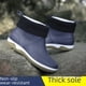 thumbnail image 2 of Botas de lluvia para hombre, botas de lluvia cortas y bajas, antideslizantes, para lavado de autos, zapatos de goma de terciopelo, botas de agua impermeables de moda para las cuatro estaciones, 2 of 5