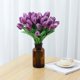 thumbnail image 5 of 15 tulipanes artificiales de seda de tacto real para decoración del hogar, Día de la Madre, primavera, boda, ramos, arreglos florales., 5 of 7