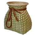thumbnail image 2 of de bambú rústica Maceta Florero Organizador de granja País con cuerda de vientre tejida de picnic para Centro de 12x16cm Soledad Cesta tejida a mano, 2 of 9