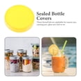 thumbnail image 3 of 30 piezas de tapas redondas de repuesto de hojalata para tarros de cristal con orificios para pajitas, 3 of 6