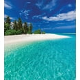 thumbnail image 3 of Ambesonne Fiji Duvet Cover Set, Clear Still Waters, King, Azure Blue Aqua, 3 of 3