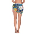 thumbnail image 3 of Midsummer Flowers Women Coverups Beach Cover Up Chiffon Swimsuit Bikini Wrap Short Skirt Beach Slit Tie Waist, 3 of 8