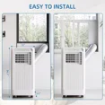 thumbnail image 3 of Emorefun 8000Btus Portable Air Conditioner Rapid Cooling With Cool/Dehumidifier/Fan/Kits, 3 of 6
