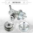 thumbnail image 4 of Fuel Injection Pressure Regulator for Mitsubishi Montero 1995-2002 Metal No.MD322986 Silver Tone, 4 of 7
