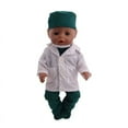 thumbnail image 2 of AlevRam 18 Inch Doll Nurse Outfit Doctor Uniform Clothes Set with Medical Style Top & Pants Pretend Play Costume for Girl Dolls, 2 of 5