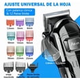 thumbnail image 4 of Maquina Para Cortar Cabello Cortadora De Pelo Profesional Inalámbrica Recargable Kit Completo Trimmer Modelo Negro, 4 of 4