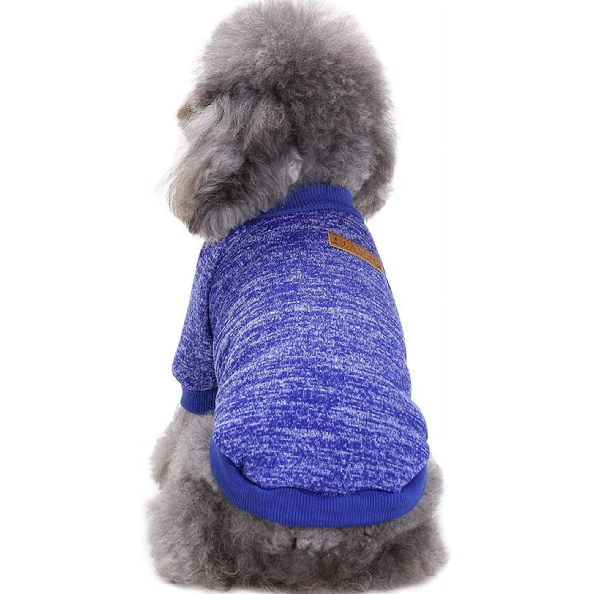 Chandail Classique en Tricot pour Chien, Manteau d'Hiver Chaud - Main Image