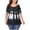 Black womens tops summer, variant on USSUMA Womens Plus Tops and T-Shirts - Plus Size Tops for Women Short Sleeve Cold Shoulder Tunic Sexy Casual Printed Cut Out Graphic Tees Shirts Tops Blouses 2022 Beach