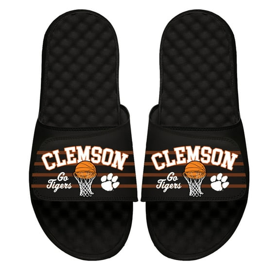 Unisex-ISlide Clemson Tigers Collage Slide Sandals