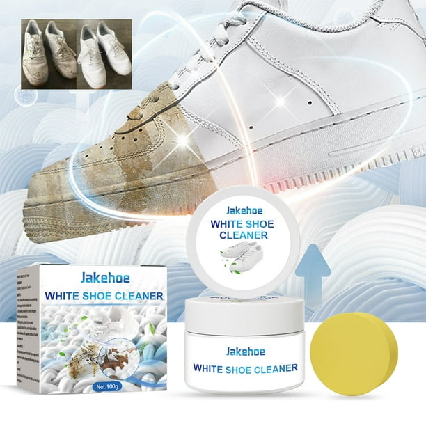 Limpiador de manchas de zapatos blancos, limpiador de manchas, eliminación de suciedad, limpiador de bordes amarillos, esmalte de limpieza blanqueador