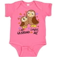 thumbnail image 3 of Inktastic My Grandma Loves Me- Cute Owl Family Boys or Girls Baby Bodysuit, 3 of 5