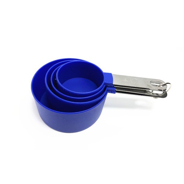 4 uds/5 uds/10 Uds. Cucharas multiusos/herramientas de medición de tazas PP accesorios para hornear acero inoxidable/mango de plástico utensilios de cocina Tan Jianjun unisex