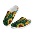 thumbnail image 2 of Lsque Landscape With Sunflowers Pattern Womens Comfort Cotton on Scuff With Memory Foam and Anti-skid Sole Slipper-46/47, 2 of 7