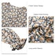 thumbnail image 5 of Vestido floral de manga larga para mujer, lindo vestido floral informal con mangas de linterna y cuello en V para todas las estaciones, amarillo XL, 5 of 6