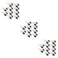 thumbnail image 4 of relayinert Rail de Rideau Robuste 10 Pcs Rail Coulissant Robuste Crochet de Transport Roulant Support de Plafond Solide et Durable Blanc Noir Style 5 3Ensemble, 4 of 6
