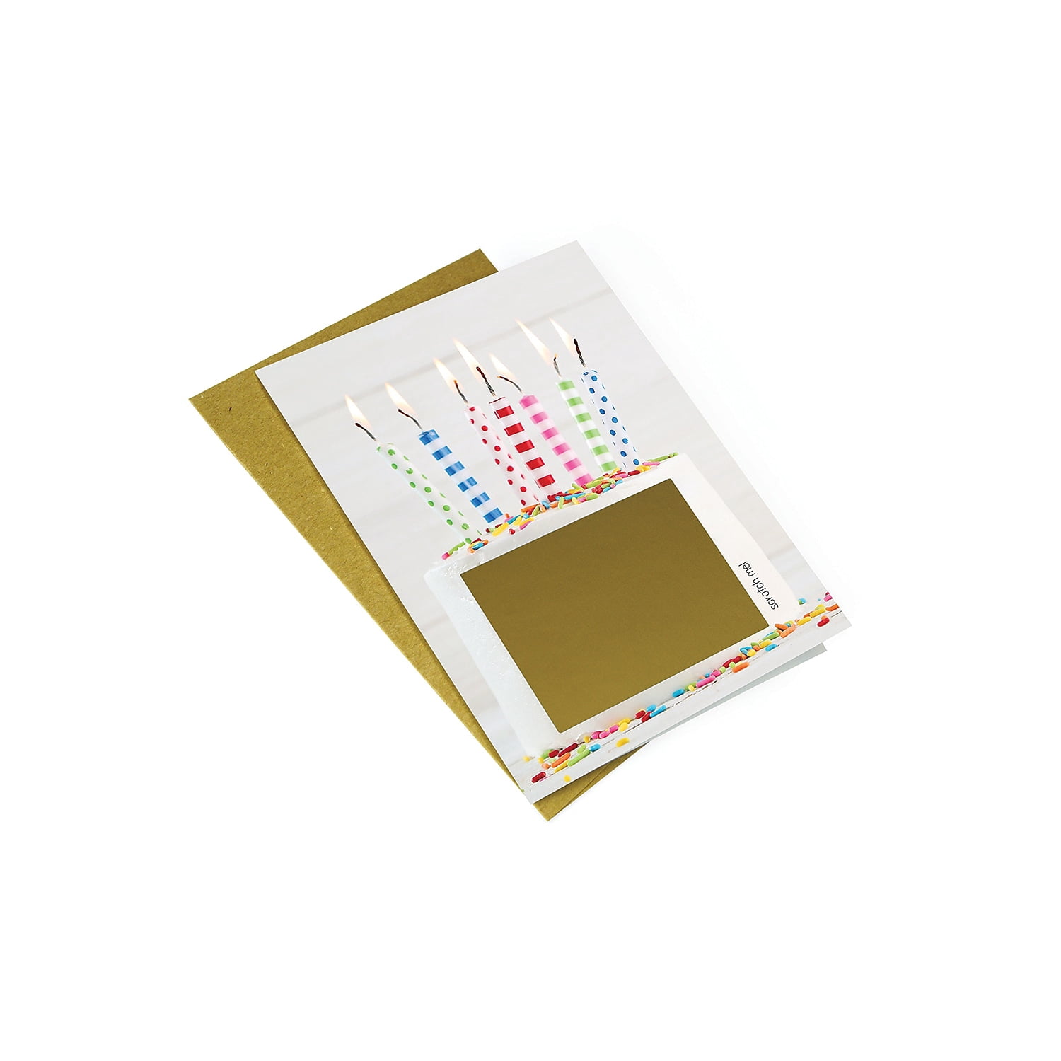Great Papers!® Great Papers!® Candles Scratch-Off Note Cards And Envelopes, 4.25" x 5.5"(folded), 3 count (2018001)