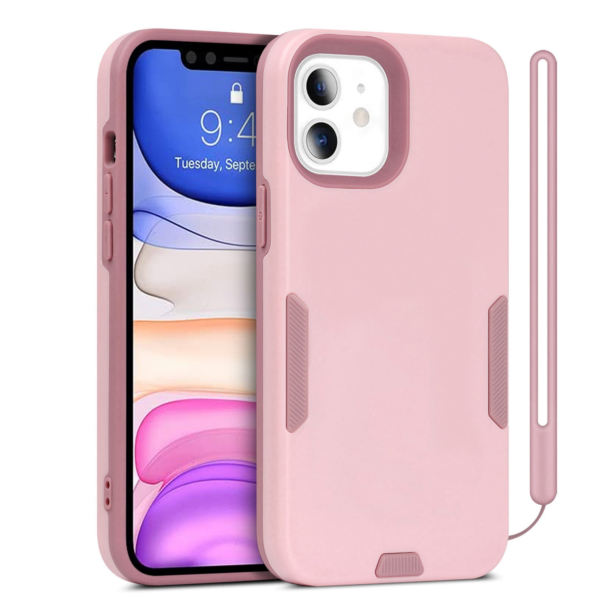 Dteck iPhone 11 Case, Drop Protection Full Body Rugged Heavy Duty Case