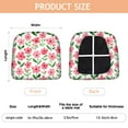 thumbnail image 3 of Pioneer Flower Seat Covers for Dining Room Chairs Set Of 4,Stretch Printed Washable Chair Seat Cover with Elastic Ties and Button,Removable Waterproof Couch Cushion Covers, 3 of 6
