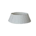 thumbnail image 1 of braveheart Hand Woven Xmas Tree Skirt Enhancing Tree Base With Warm Exquisite Style Easy To Assemble white trumpet, 1 of 4