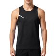 thumbnail image 2 of IhhxPro Men's Quick Dry Tank Top Sleeveless Workout Shirt Breathable Summer Gym Running Vest Loose Fit Cotton Athletic Casual Training Bodybuilding M-3XL, 2 of 7