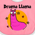 thumbnail image 4 of Inktastic Drama Llama Boys or Girls Baby Bib, 4 of 4